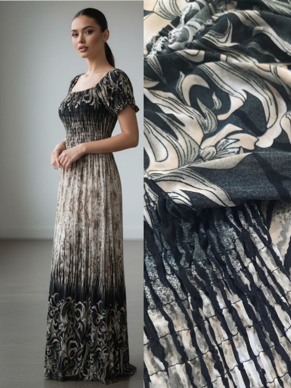 Vtg Y2K stretch maxi dress - Kessley brand